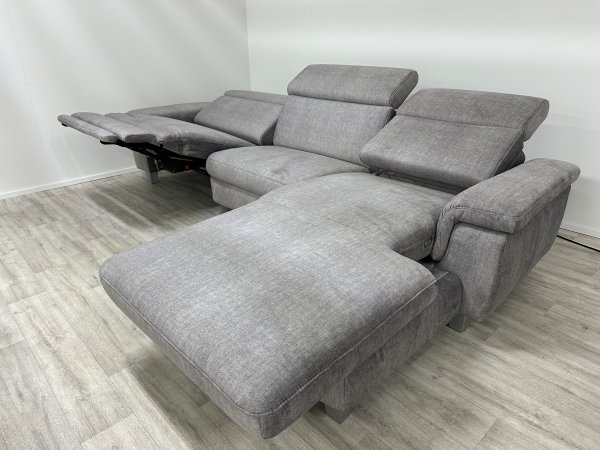 VÝPRODEJ: Rohová sedací souprava LAVA s elektrickými relax funkcemi