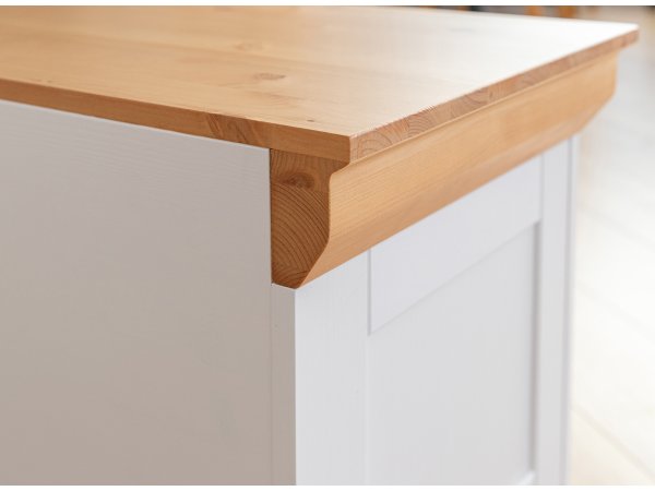 Lavice do předsíně (typ 18) RONE bílá/borovice