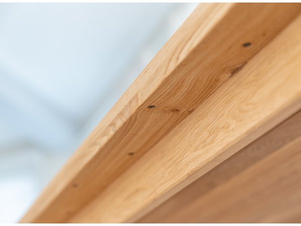 Dubový jídelní set stůl ENA + židle RATO