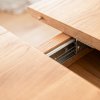 Rozkládací dubový jídelní stůl TELLO 120-165x80