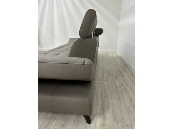 VÝPRODEJ: Kožená rohová sedací souprava CAROLINA