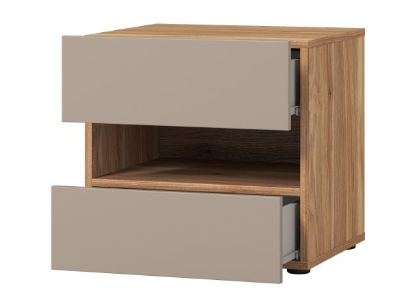 Noční stolek IMPRESSIO dub Mauvella/Congo