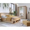 Moderní ložnice IMPRESSIO 1 dub Mauvella/Congo