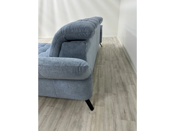 VÝPRODEJ: Rohová sedací souprava s nastavitelnými opěrkami COAST