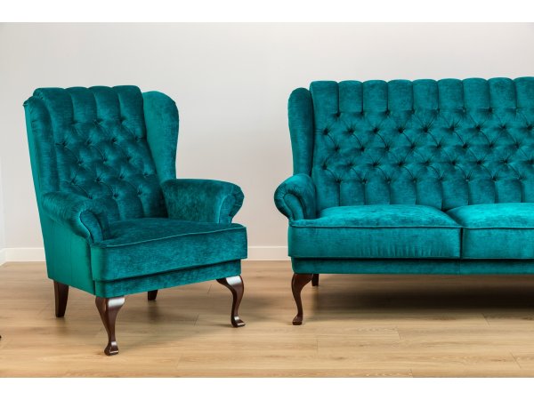 Křeslo ušák BERGAMO