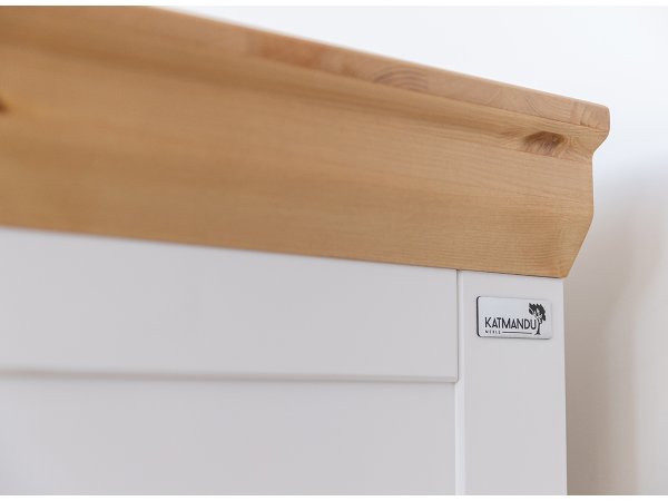 Komoda do obývacího pokoje (typ 05) RONE bílá/borovice