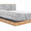 Postel boxspring s úložným prostorem INCANA II-dub masiv