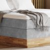 Postel boxspring s úložným prostorem INCANA II-dub masiv