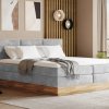 Postel boxspring s úložným prostorem INCANA II-dub masiv