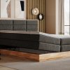 Postel boxspring s úložným prostorem INCANA II-dub masiv