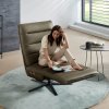 IVY RELAXLIEGE relaxační kožené polohovací křeslo