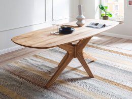 Jídelní stůl z masivu JEFFERSON dub divoký olejovaný