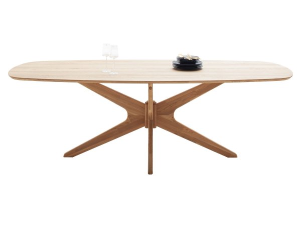 Jídelní stůl z masivu JEFFERSON dub divoký olejovaný