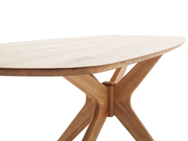 Jídelní stůl z masivu JEFFERSON dub divoký olejovaný