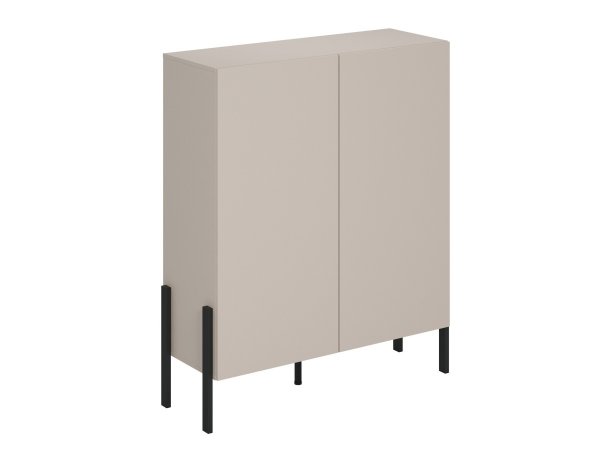 Sestava nábytku do obývacího pokoje JUKON 3 cashmere/černé kovové nohy