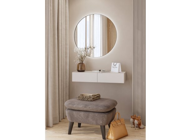 Sestava nábytku do ložnice JUKON 3 cashmere/černé kovové nohy