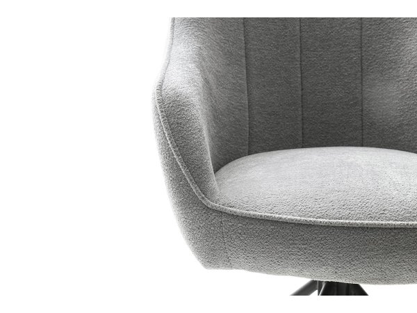 Jídelní otočná židle KASAMA s područkami olive