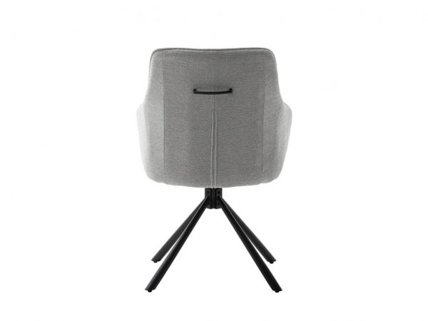 Jídelní otočná židle KASAMA s područkami hellgrau