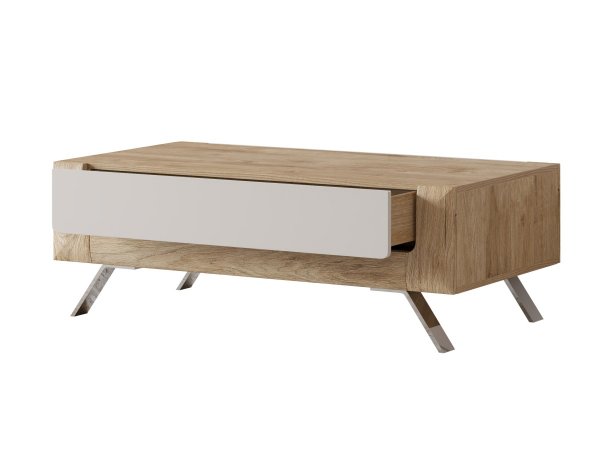 Nábytek do obývacího pokoje KASAI 2 zlatý dub Harbor/kašmír