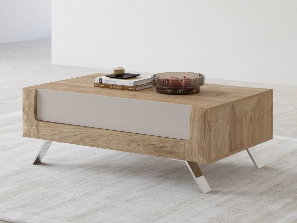 Nábytek do obývacího pokoje KASAI zlatý dub Harbor/kašmír