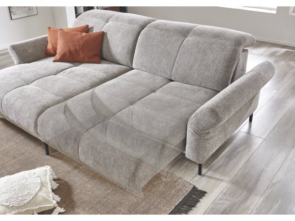 Malá rohová sedací souprava s výsuvným sedákem KINGSTON MOVE