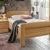 Postel pro jednu osobu KIRUNA 100x200 dub