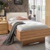 Postel pro jednu osobu KIRUNA 1 - 100x200 dub/champagne