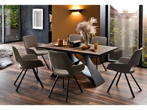 Jídelní otočná židle PARANA 2 melange