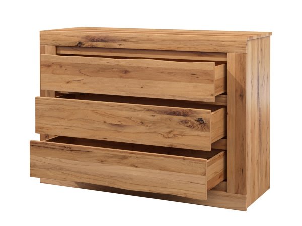 Postel z masivu KONGO 160x200 jádrový buk/chrom