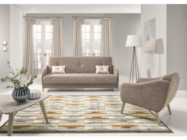 Retro sedací souprava NAPOLI 3+1+1