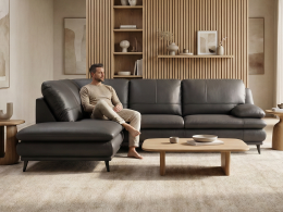 Moderní kožená sedací souprava FERRARA II