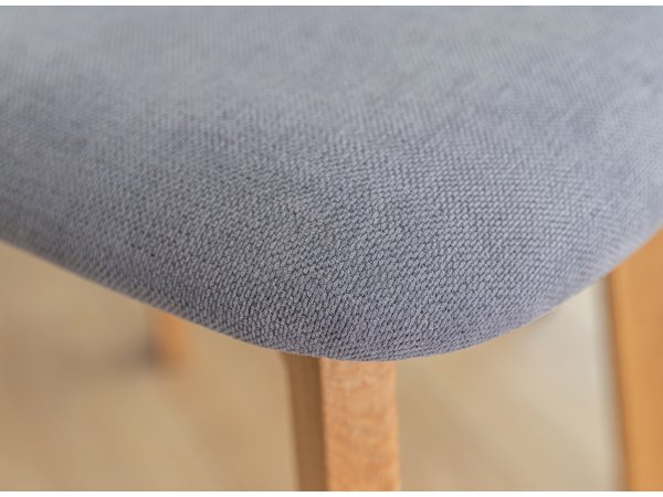 Dubová jídelní židle s grafitovým sedákem LION M85