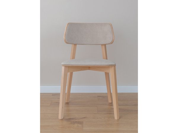 Čalouněná jídelní židle béžová CL03 CASA