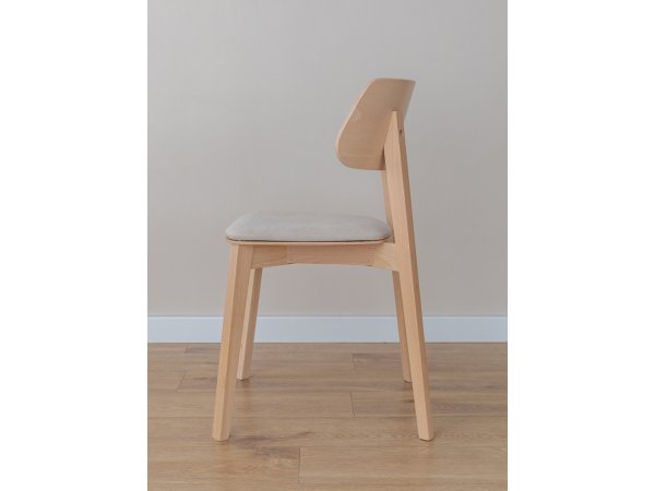 Čalouněná jídelní židle béžová CL03 CASA