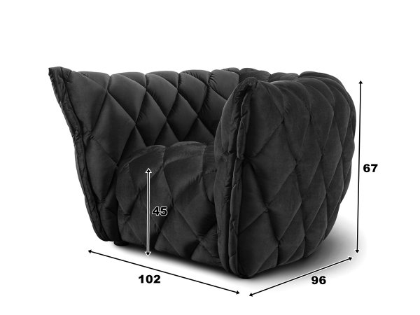 Luxusní křeslo GOLDY