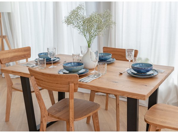 Dubová jídelní židle LION