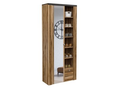 Skříň do předsíně (typ 87) LARONA ořech Satin/touchwood