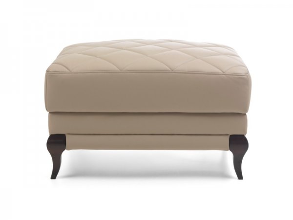 Kožený taburet s úložným prostorem VEDUZ