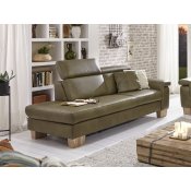 Kožený samostatně stojící otoman LAVA XC