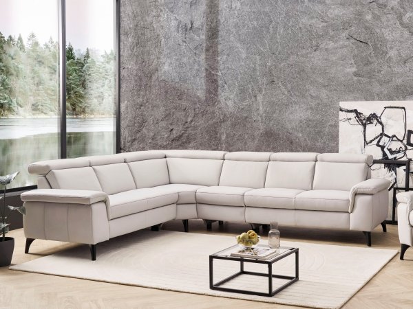 Kožená rohová sedací souprava LAVA 2.0