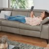Kožená rohová sedací souprava LAVA XC 4 s funkcí relax
