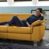 Kožená rohová sedací souprava LAVA XC s funkcí relax