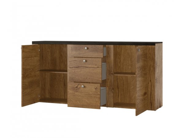 Moderní obývací stěna LARONA 2 dub Lefkas/touchwood