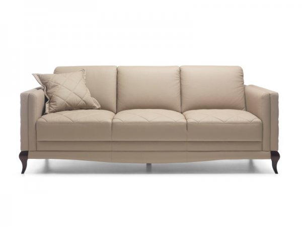 Kožená pohovka 3-sed VEDUZ