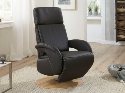 LAVA STYLE XC relaxační kožené polohovací křeslo
