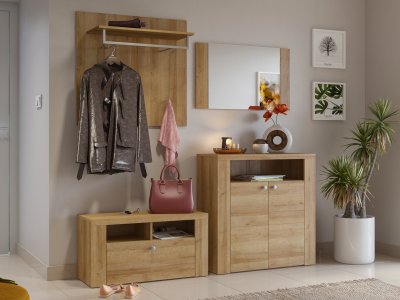 Nábytek do předsíně LARONA dub Riviera světlý