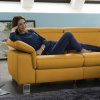 Kožená rohová sedací souprava LAVA XC s funkcí relax