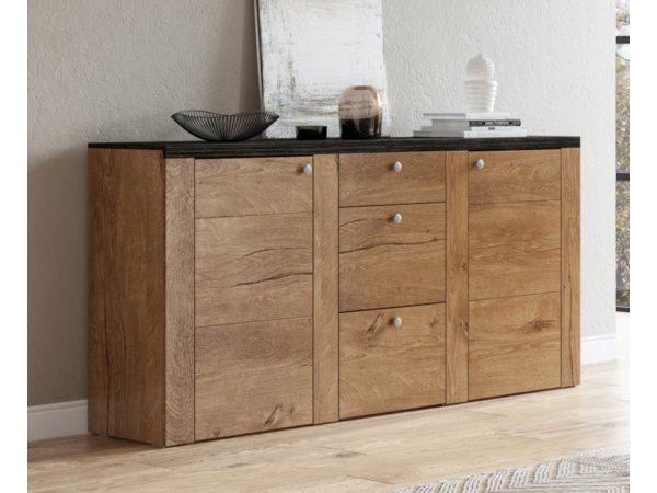 Moderní obývací stěna LARONA 2 dub Lefkas/touchwood