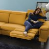 Kožená rohová sedací souprava LAVA XC s funkcí relax
