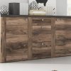 Komoda LARONA typ 25 ořech Satin touchwood